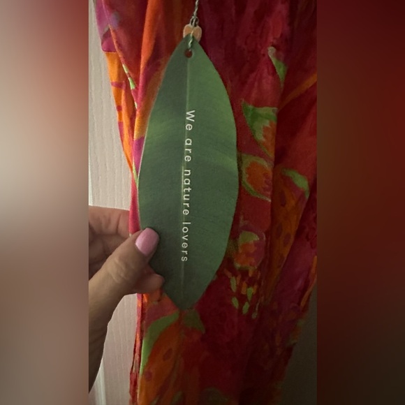 Farm Rio fruit brush cutout midi dress NWT - Picture 10 of 10